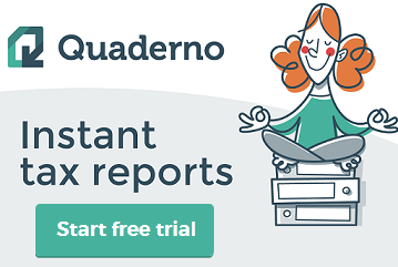 find Quaderno.io discount code here