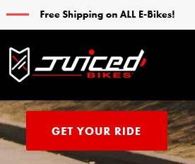 juicedbikes coupon code logo