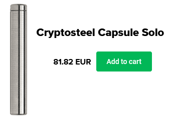 Cryptosteel Capsule promo code logo